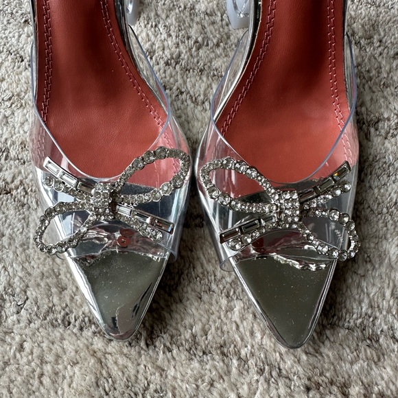 Clear Embellished heels - Picture 2 of 5